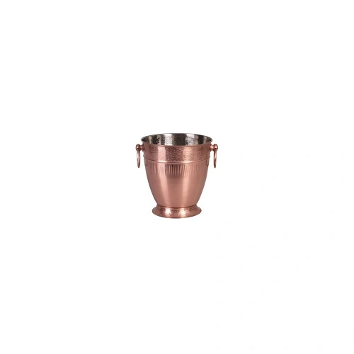 MODA CHAMPAGNE BUCKET RIBBED SATIN COPPER FINISH