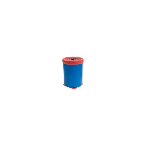SINGLE GLASS BRUSH BLUE CASE W/ SUCTION CUPS