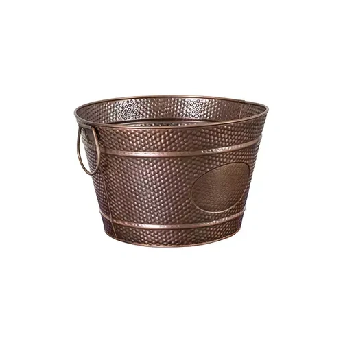 MODA BROOKLYN ROUND BEVERAGE TUB ANTIQUE COPPER