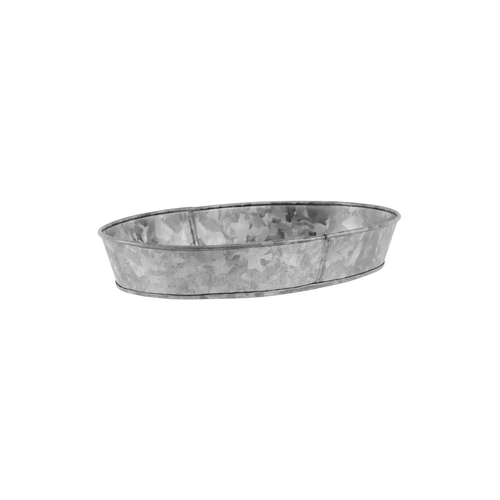 Coney Island Oval Glavanised Tray 270x190x45mm