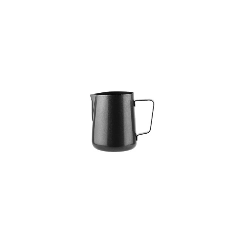 WATER / MILK FROTHING JUG BLACK 400ml