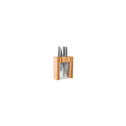 GLOBAL TEIKOKU 5 PIECE KNIFE BLOCK SET