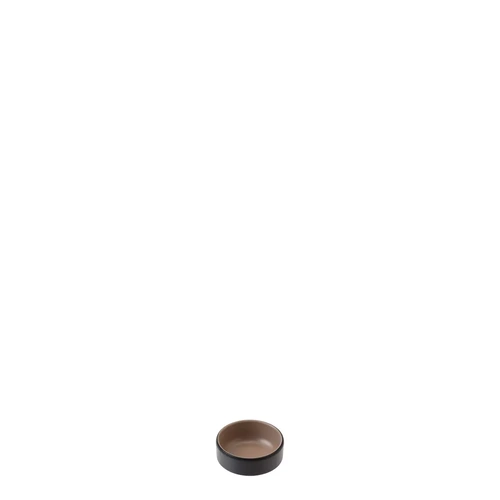 Duel Colour Black and Beige Sauce Dish