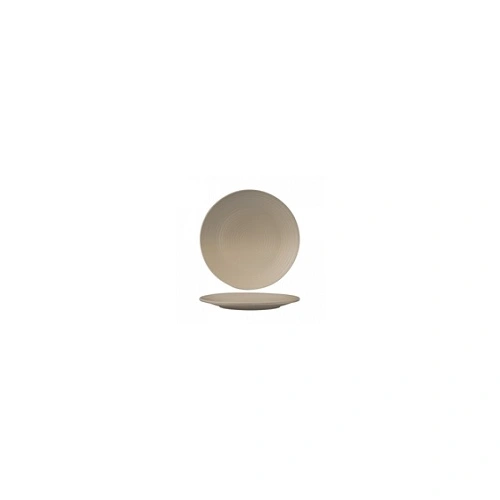 ZUMA COUPE PLATE RIBBED 310mm SAND