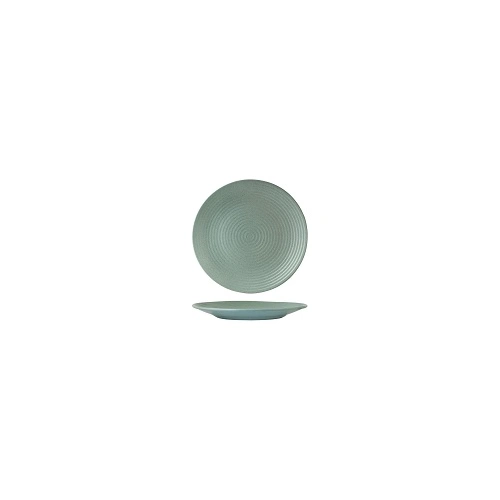 ZUMA COUPE PLATE RIBBED 310mm MINT GREEN
