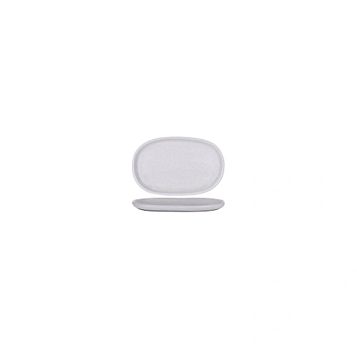 TABLEKRAFT NATURALS OVAL COUPE 315mm ASH GREY