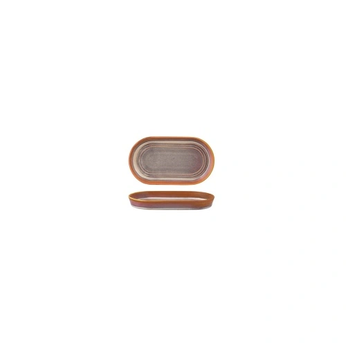 TABLEKRAFT URBAN LOFT OVAL SERVE PLATTER AUBURN