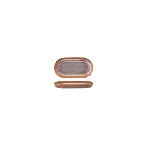 TABLEKRAFT URBAN LOFT OVAL SERVE PLATTER AUBURN