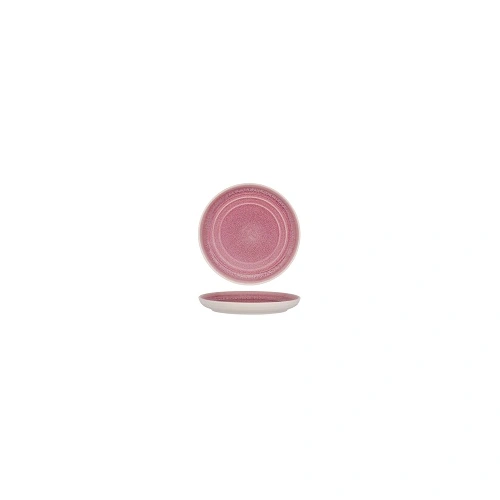 TABLEKRAFT LINEA ROUND COUPE PLATE DUSTY PINK 170mmØ x 22mmH
