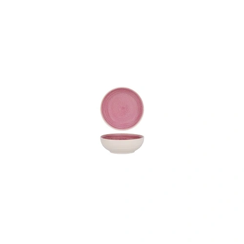 TABLEKRAFT LINEA ROUND DEEP BOWL DUSTY PINK 160mmØ x 50mmH