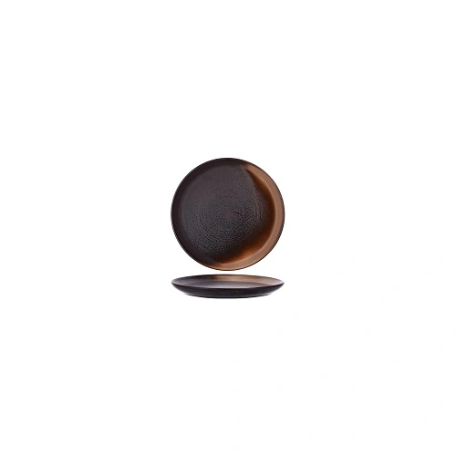 TABLEKRAFT URBAN ROUND COUPE COFFEE DUST 203mmØ x 29mmH