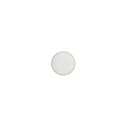 SOHO ROUND PLATE WHITE PEBBLE 200mmØ