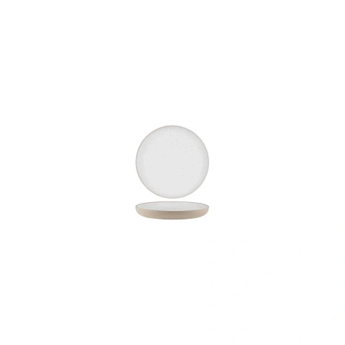 SOHO ROUND DEEP COUPE PLATE 255mm WHITE PEBBLE