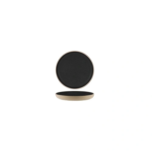 SOHO ROUND DEEP COUPE PLATE 235mm SPECKLE BLACK 