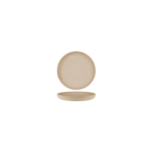SOHO ROUND DEEP COUPE PLATE 235mm STONE