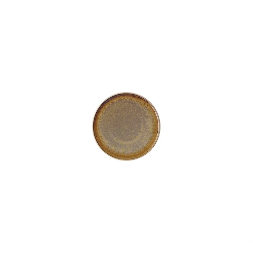 SOHO ROUND PLATE 200mm BURNT SIENNA