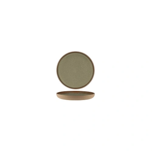 SOHO ROUND DEEP COUPE PLATE 255mm BURNT SIENNA 
