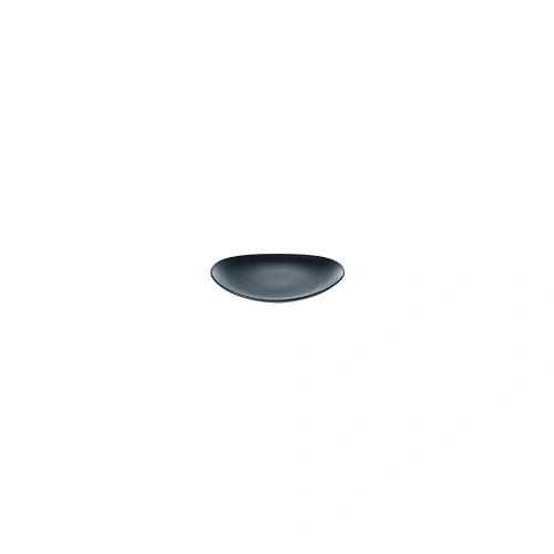 TABLEKRAFT OVAL PLATE 210x190mm BLACK