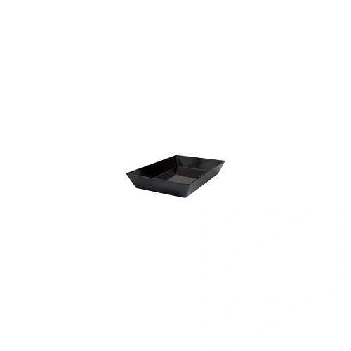 RYNER MELAMINE DEEP DISH 450mmx300mmx70mm BLACK