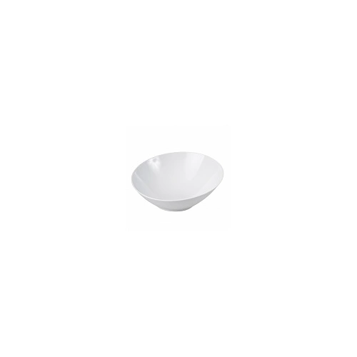 RYNER MELAMINE SLANT BOWL 210mm DIA WHITE