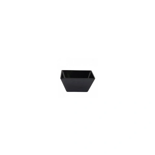 MELAMINE SQUARE BOWL 90x90x55mm BLACK
