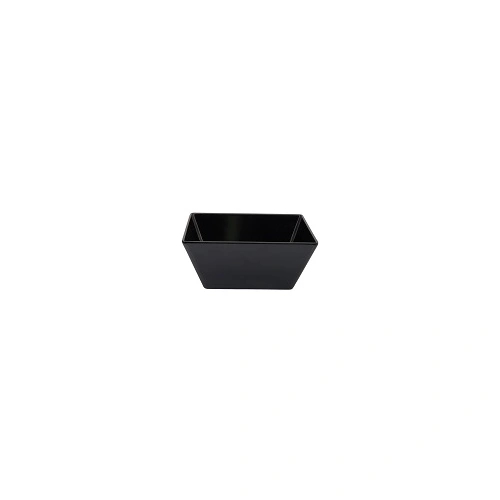 RYNER MELAMINE SQUARE BOWL 240x240x100mm BLACK