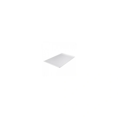 RYNER MELAMINE  RECT. PLATTER W/LIP WHITE