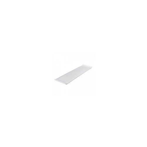 RYNER MELAMINE  RECT. PLATTER W/LIP WHITE