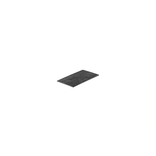 RYNER MELAMINE FLAT RECT. PLATTER DARK CONCRETE