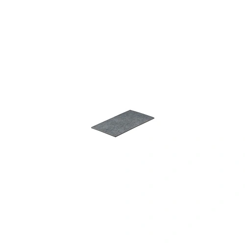 RYNER MELAMINE FLAT RECT. PLATTER LIGHT CONCRETE