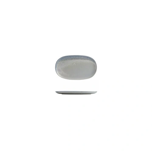 MODA PORCELAIN OVAL COUPE PLATE CLOUD 180mmW