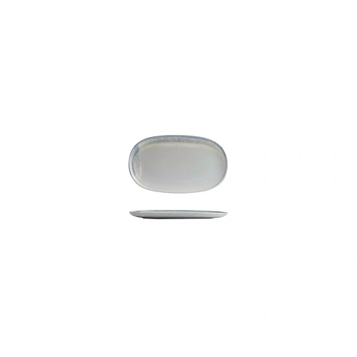 MODA PORCELAIN OVAL COUPE PLATE CLOUD 240mmW