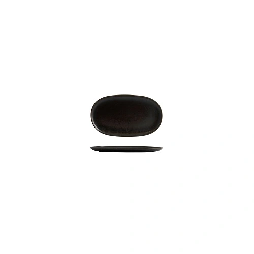 MODA PORCELAIN OVAL COUPE PLATE EARTH 240mmW