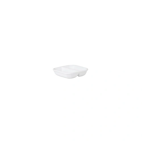 CHELSEA SAUCE / SPICE DISH 90mm 2 COMPS (4008)