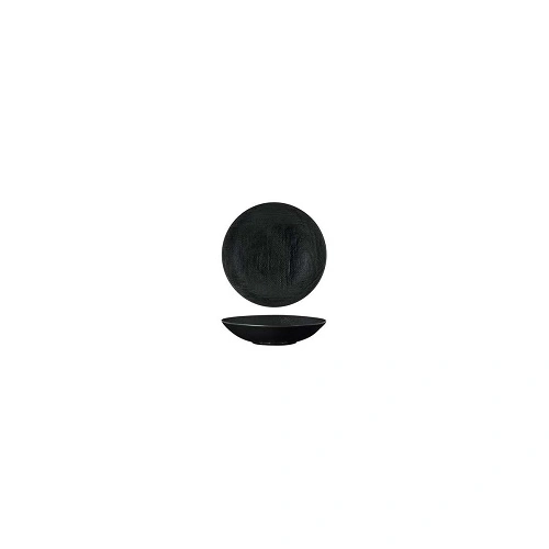 LUZERNE LINEN SHARE BOWL 200mm BLACK MATT