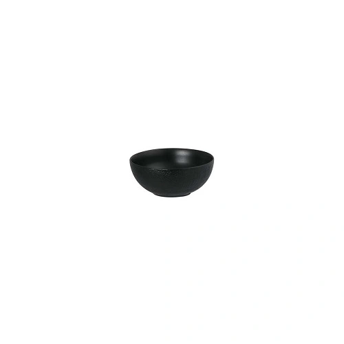 LUZERNE LINEN ROUND BOWL 110mm BLACK MATT
