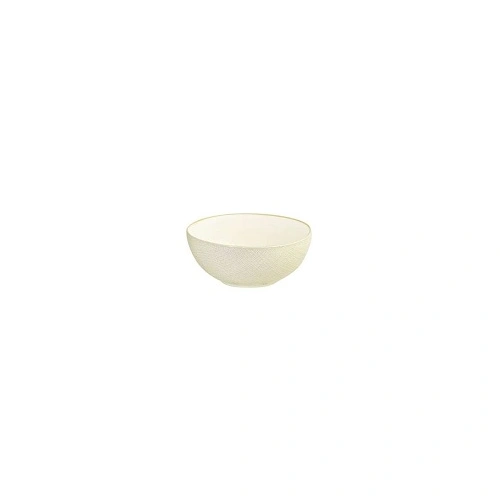 LUZERNE LINEN ROUND BOWL 110mm REACTIVE WHITE