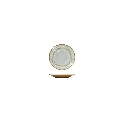 LUZERNE COTTAGE ALMOND ROUND RIM PLATE 170mm
