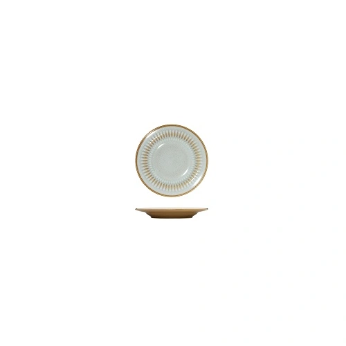 LUZERNE COTTAGE ALMOND ROUND RIM PLATE 210mm