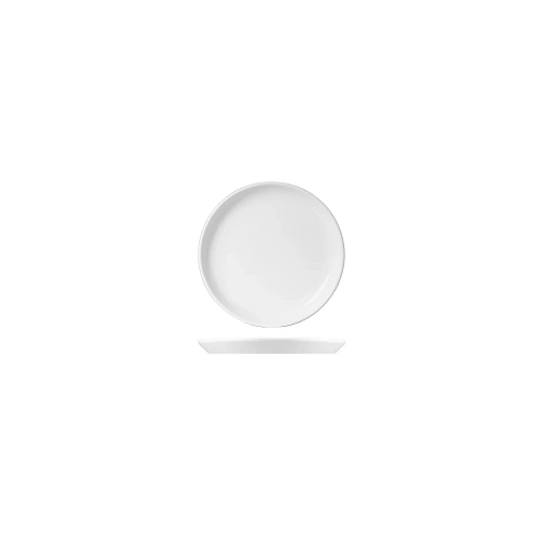 WHITE ALBUM ROUND FLARED COUPE PLATE