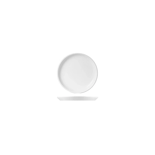 WHITE ALBUM ROUND FLARED COUPE PLATE