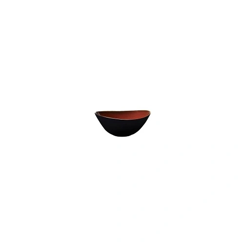 LUZERNE RUSTIC OVAL BOWL 155x145mm CRIMSON