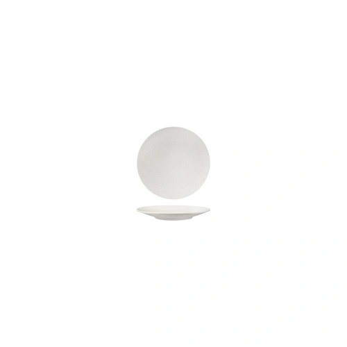 LUZERNE ZEN COUPE PLATE 155mm WHITE SWIRL