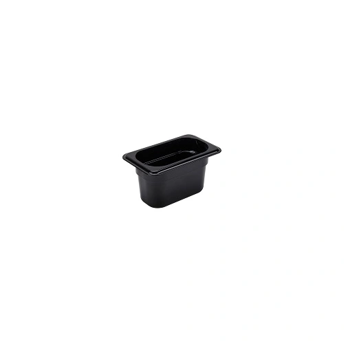 CAMBRO 1/9 x 100mm FOOD PAN 0.85 LTR BLACK