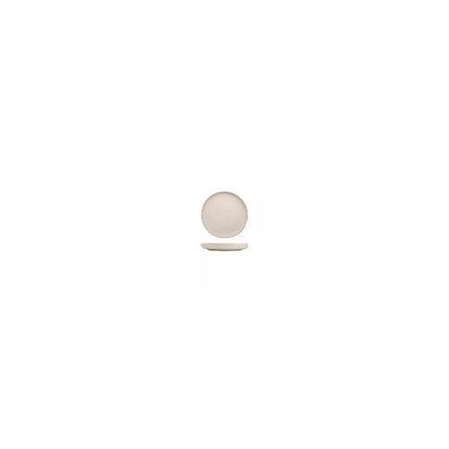 ECLIPSE UNO ROUND WALLED PLATE 175mmØ CREAM 23mmH