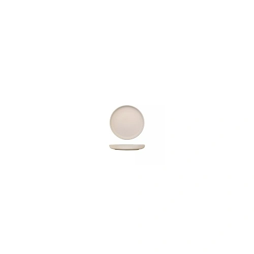 ECLIPSE UNO ROUND WALLED PLATE 220mmØ CREAM 30mmH