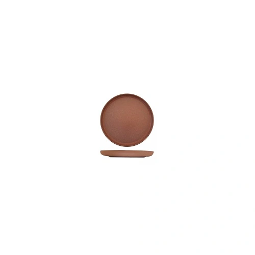 ECLIPSE UNO ROUND WALLED PLATE 280mmØ BROWN 30mmH