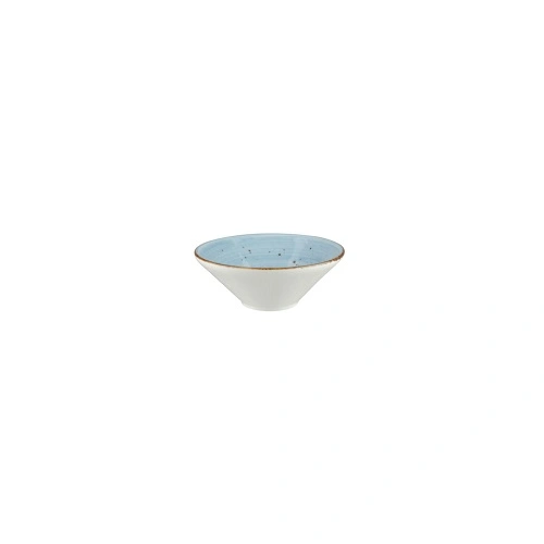 LONG FINE WELLINGTON V-SHAPED BOWL 205mm RUSTIC BLUE