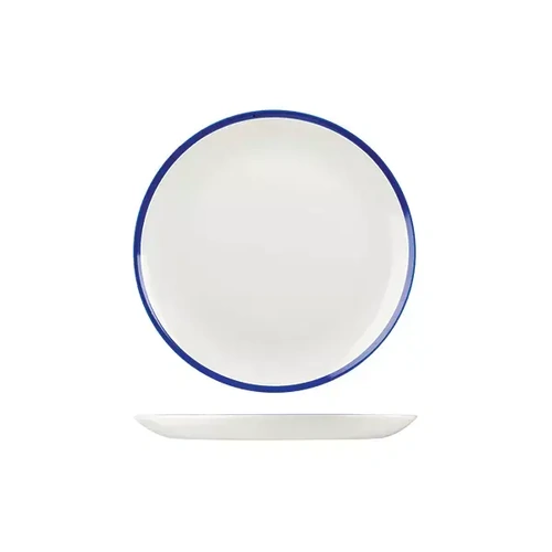 CHURCHILL RETRO BLUE ROUND COUPE PLATE 217mmØ