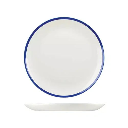 CHURCHILL RETRO BLUE ROUND COUPE PLATE 260mmØ 